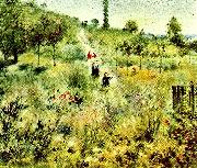 Pierre-Auguste Renoir stigen upp over faltet Sweden oil painting artist